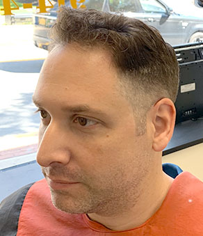 Photo of well-barbered hair cut